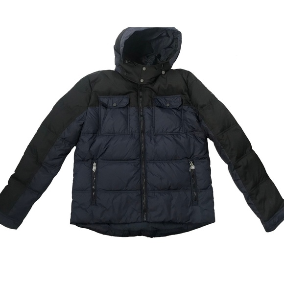 TOMMY HILFIGER Quilted Puffer Winter Jacket w Hood